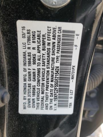 19XFC2F55GE215424 Honda k20c2