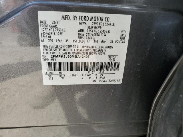 2FMPK3J90MBA13497 Ford EDGE SEL