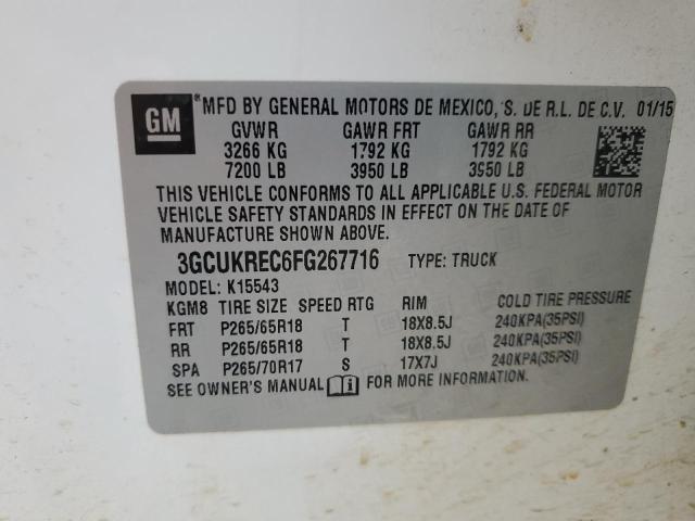3GCUKREC6FG267716 Chevrolet Silverado