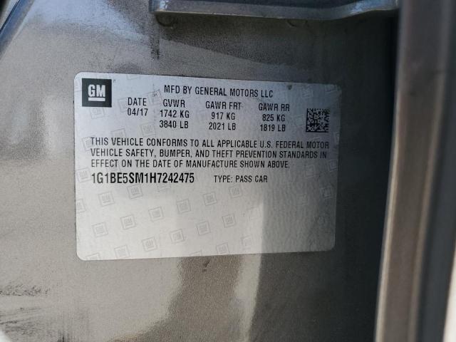 1G1BE5SM1H7242475 Chevrolet le2 -di: direct injection, vvt: variable valve timing, gen, alum