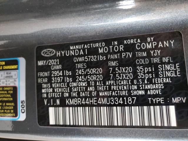 KM8R44HE4MU334187 Hyundai gdi lambda ii