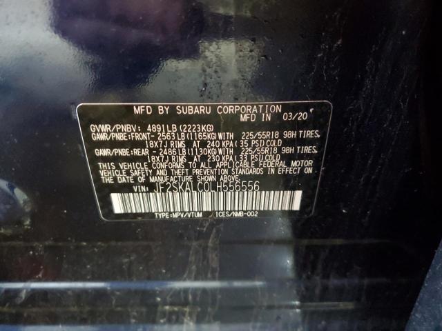 JF2SKALC0LH556556 Subaru naturally aspirated u5