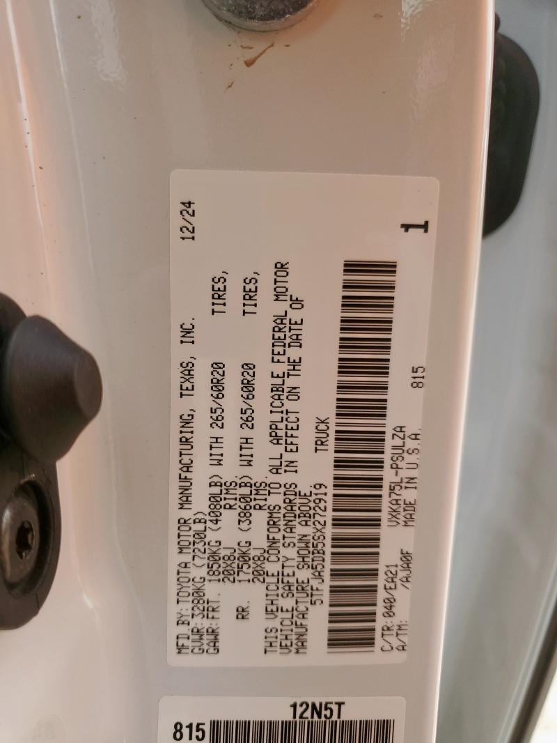 5TFJA5DB5SX272919 Toyota TUNDRA CRE