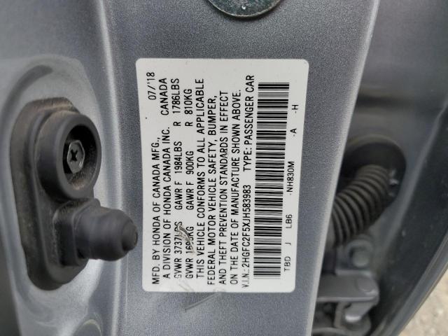 2HGFC2F5XJH583983 Honda k20c2
