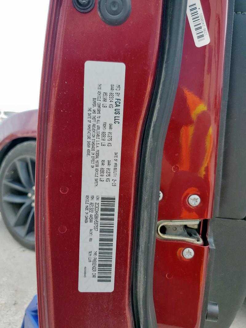 2C3CDXHG8KH597557 Dodge CHARGER GT