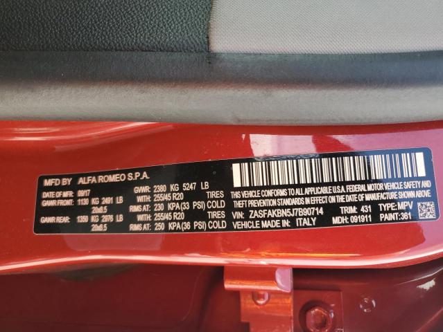 ZASFAKBN5J7B90714 Alfa Romeo STELVIO TI