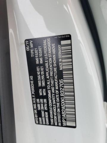 WP1AB2A5XKLB32705 Porsche MACAN S