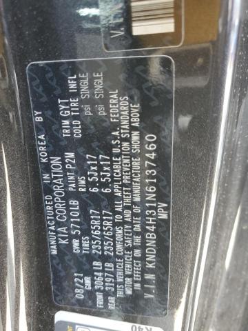 KNDNB4H31N6137460 KIA CARNIVAL L