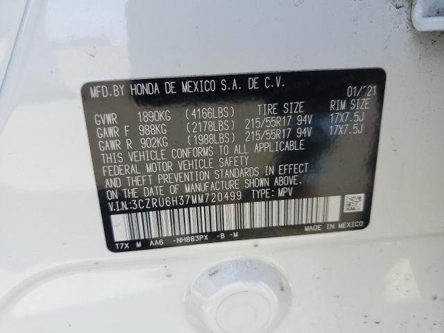 3CZRU6H37MM720499 Honda r18z9