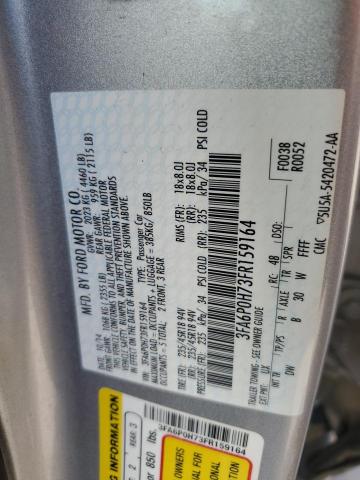 3FA6P0H73FR159164 Ford FUSION SE