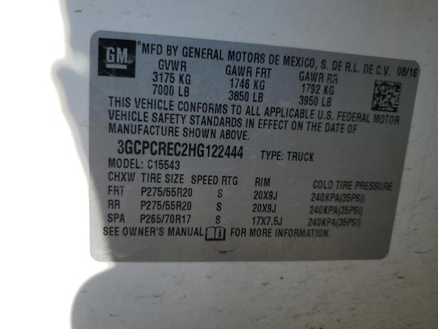 3GCPCREC2HG122444 Chevrolet Silverado
