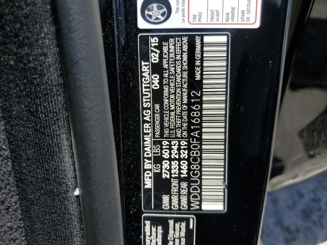 WDDUG8CB0FA168612 Mercedes-Benz 2015