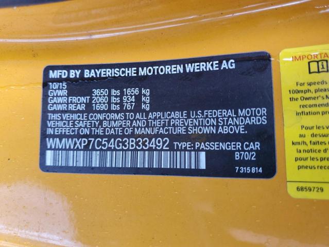 WMWXP7C54G3B33492 Mini COOPER S