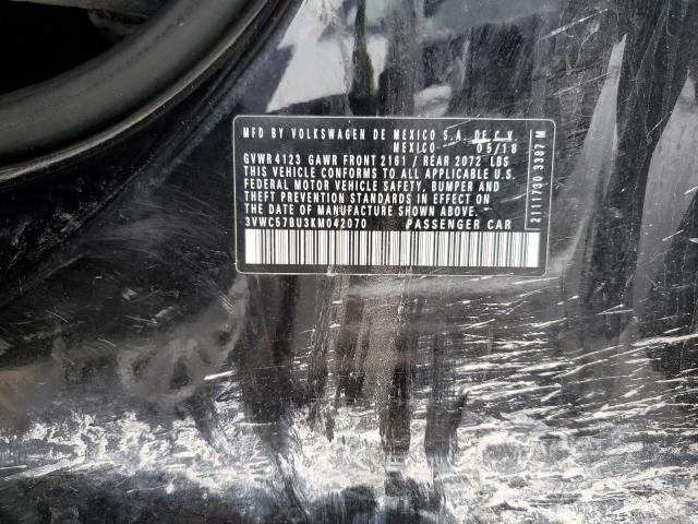 3VWC57BU3KM042070 Volkswagen JETTA S
