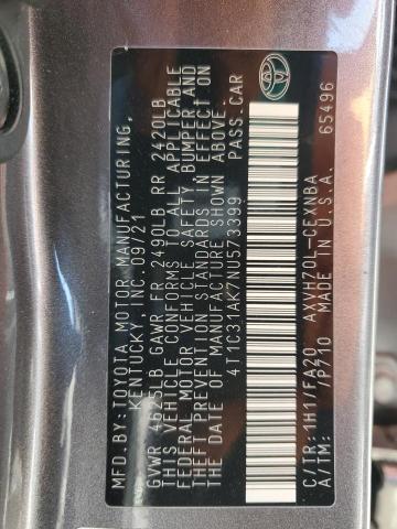 4T1C31AK7NU573399 Toyota a25a-fxs, 3nm