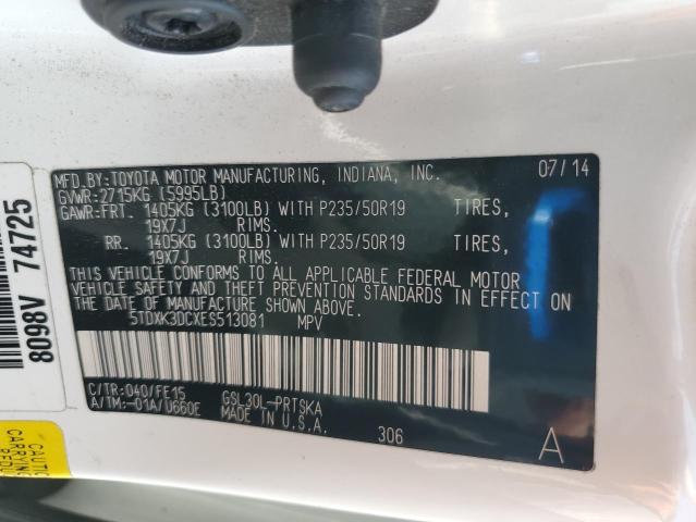 5TDXK3DCXES513081 Toyota 2gr-fks
