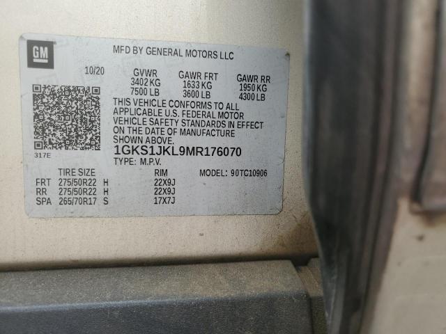 1GKS1JKL9MR176070 GMC l87 - di dfm, alum, gen 5