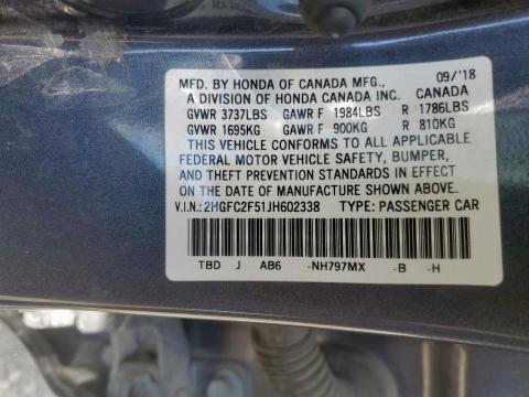 2HGFC2F51JH602338 Honda k20c2