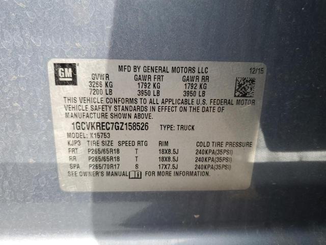 1GCVKREC7GZ158526 Chevrolet Silverado