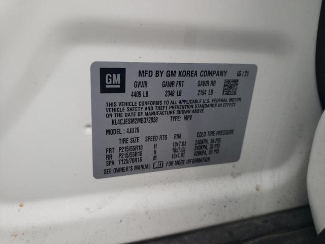 KL4CJESM2MB372838 Buick ENCORE PRE