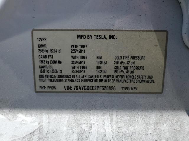 7SAYGDEE2PF620826 Tesla 2023