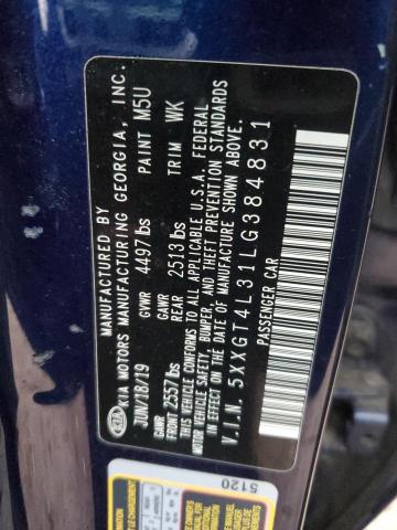 5XXGT4L31LG384831 KIA Optima Lx
