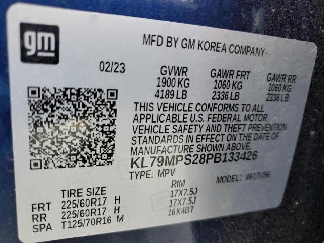 KL79MPS28PB133426 Chevrolet TRAILBLAZE