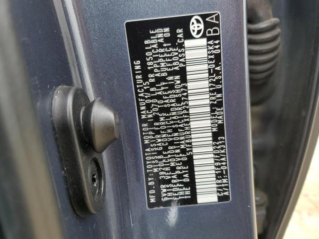 5YFBURHEXFP257473 Toyota 2zr-fe