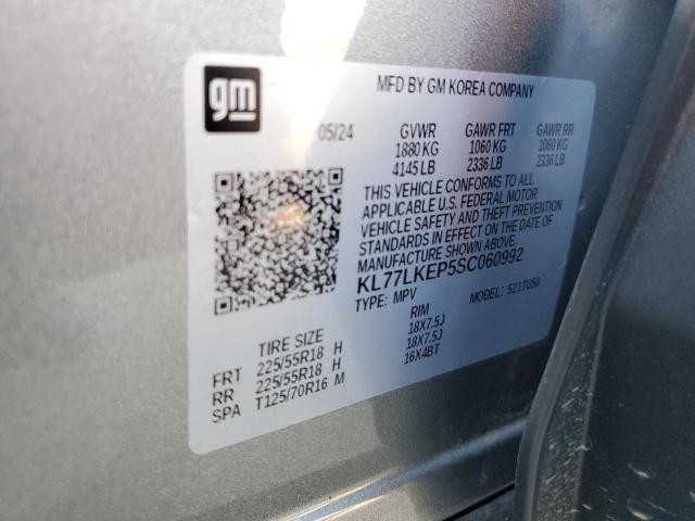 KL77LKEP5SC060992 Chevrolet Trax Activ