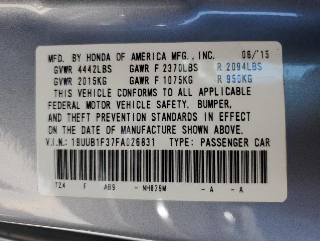 19UUB1F37FA026831 Acura TLX
