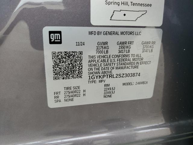 1GYKPTRL2SZ303874 Cadillac Lyriq Luxu