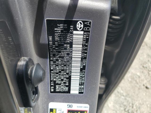 5YFBURHE9EP109765 Toyota 2zr-fe