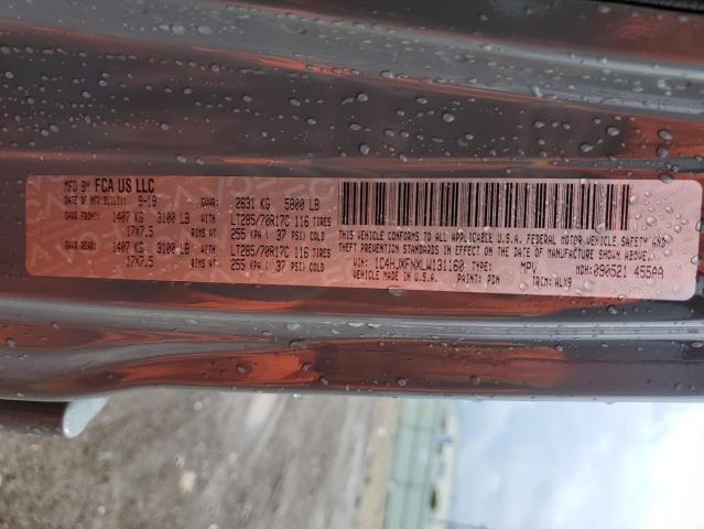 1C4HJXFNXLW131160 Jeep 2020