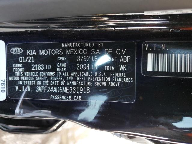 3KPF24AD6ME331918 KIA mpi nu