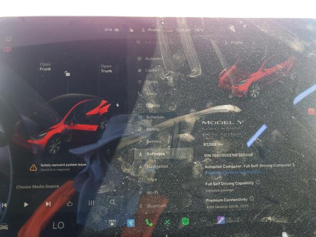 7SAYGDEE1NF360058 Tesla Model Y