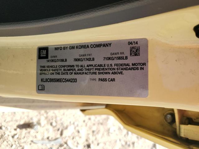 KL8CB6S96EC544233 Chevrolet SPARK LS