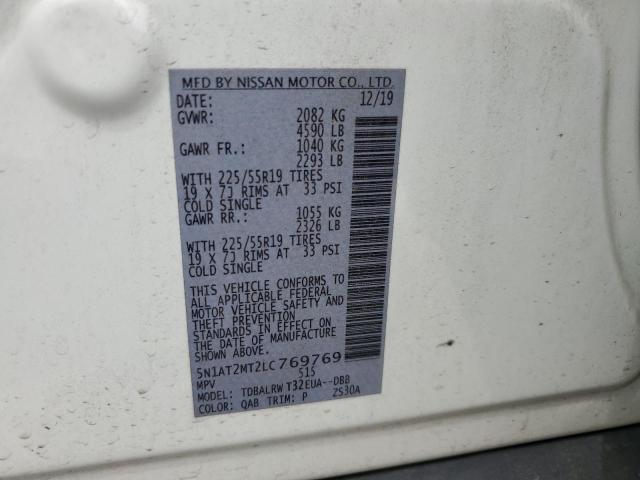 5N1AT2MT2LC769769 Nissan 2020