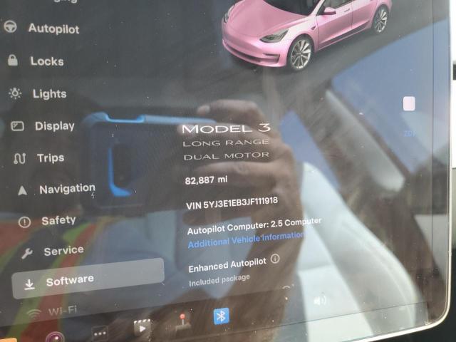 5YJ3E1EB3JF111918 Tesla MODEL 3