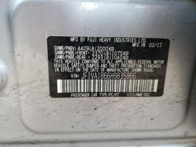 JF1VA1B66H9835866 Subaru WRX