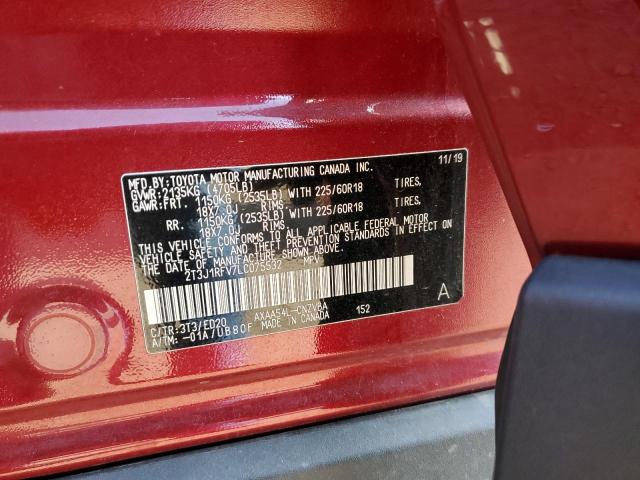 2T3J1RFV7LC075532 Toyota a25a-fks