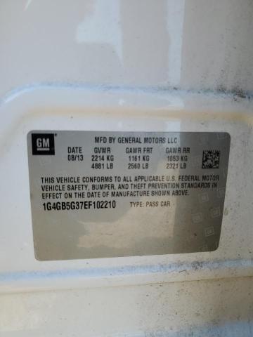 1G4GB5G37EF102210 Buick Lacrosse
