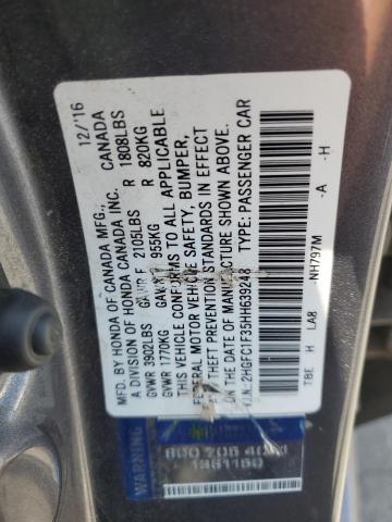2HGFC1F35HH639248 Honda l15b7