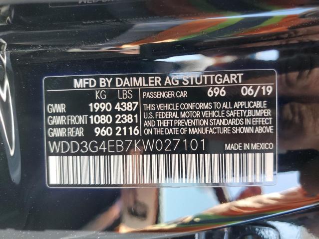 WDD3G4EB7KW027101 Mercedes-Benz m260