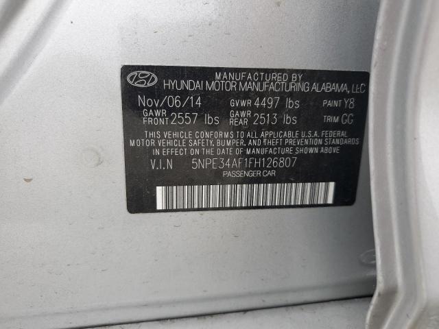 5NPE34AF1FH126807 Hyundai dohc gdi theta-ii