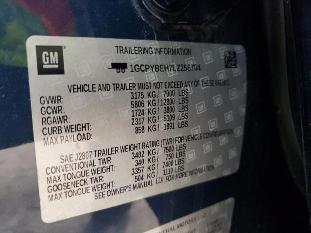 1GCPYBEH7LZ256704 Chevrolet Silverado