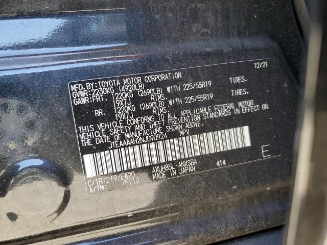 JTEAAAAH2NJ090924 Toyota a25a-fxs, 3nm+4nm
