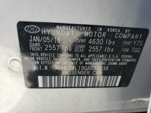 KMHE24L19GA033638 Hyundai dohc gdi nu