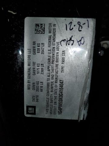 1G4PW5SK0G4164047 Buick Verano Spo