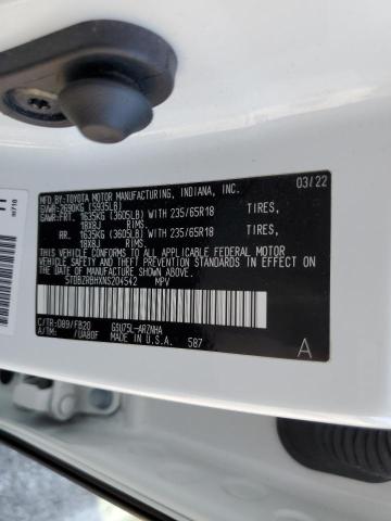 5TDBZRBHXNS204542 Toyota 2gr-fks