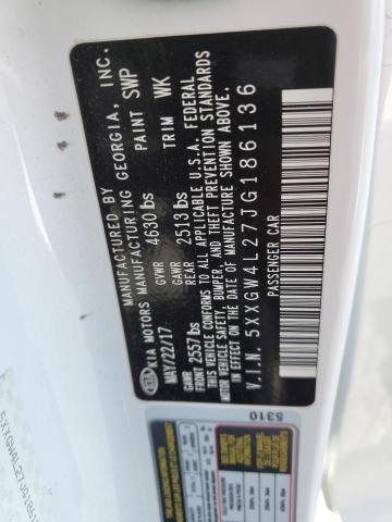 5XXGW4L27JG186136 KIA t-gdi
